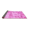 thumbnail image 2 of Ahgly Company Indoor Rectangle Abstract Pink Modern Area Rugs, 2' x 4', 2 of 4