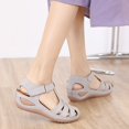 thumbnail image 6 of EHQJNJ Women's Sandals Wide Fit Sandals Comfortable Summer Shoes Beach Fashion Wedges Toe Breathable Sandals Women Women's Sandals, 6 of 8