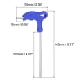 thumbnail image 2 of Unique Bargains 4mm Hex Key T-Handle Dual End Wrench Spanner, Metric CR-V Steel, 2 of 5