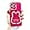 Hot Pink, variant on for iPhone 13 Pro Case Luxury Shiny Fashion Women Phone Case with Rabbit Stand 3D Chrome Patterned Soft Glitter Shiny Camera Shockproof Girl Cover Phone Case-Silver