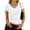 AI09_White, variant on Lumtrix Women Short Sleeve V Neck Ribbed Knit Fitted Shirts Basic Tees Tops 2026 Summer Casual T-Shirts Going Out Shirts Yellow L
