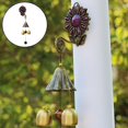 thumbnail image 3 of Campanilla de viento de girasol Sunnimix arte jardín ornamentos rojo, 3 of 7