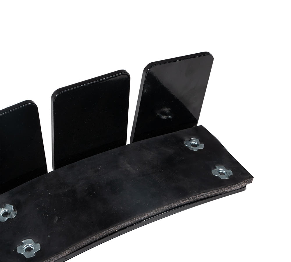 2 Pack 24" Long Steel Coil Edge Protector w/ Rubber Pads - Steel Powder Coated Heavy Duty Corner Protector Ideal for Industrial Processes, Transportation, and Storage