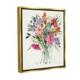 thumbnail image 4 of Stupell Industries Simple Mixed Bouquet Botanical & Floral Painting Gold Floater Framed Canvas Art Print Wall Art, 17 x 21, 4 of 10