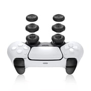 GeekShare Thumb Grip Caps for PS4 PS5 and Switch Pro Controller Thumbsticks Cover 6 PCS Black