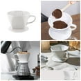 thumbnail image 2 of Ceramic Brewer Porcelain Coffee Dripper Pouring Over Coffee Maker Easy to Use, 2 of 13