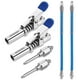 thumbnail image 1 of Juego de acopladores para pistolas engrasadoras WORKPRO de 10000 PSI con agujas y mangueras, 1 of 7