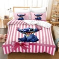 thumbnail image 1 of Duvet Cover 3D Anime Stitch Pattern Duvet Cover Set Pillowcase Bedding Set Single Double Queen Size Support Custom Size Kids, 1 of 10