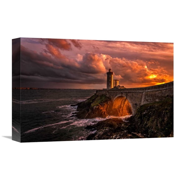 Global Gallery Denis,'Sun Is Down' Stretched Canvas Artwork