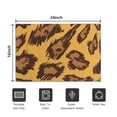 thumbnail image 5 of Yellow and Brown Of Leopard Print Door Rugs,Washable Non Slip Door Mats Indoor,Decorative Door Mats,Entry Mat Indoor for Entrance,Bedroom,Kitchen,Bathroom,16"x24", 5 of 6