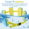 thumbnail image 5 of Cinturón de natación para niños, espuma EVA auxiliar para ejercicios acuáticos, ayuda para entrenamiento de natación, cinturón de flotación acuática para niños que nadan, 5 of 5