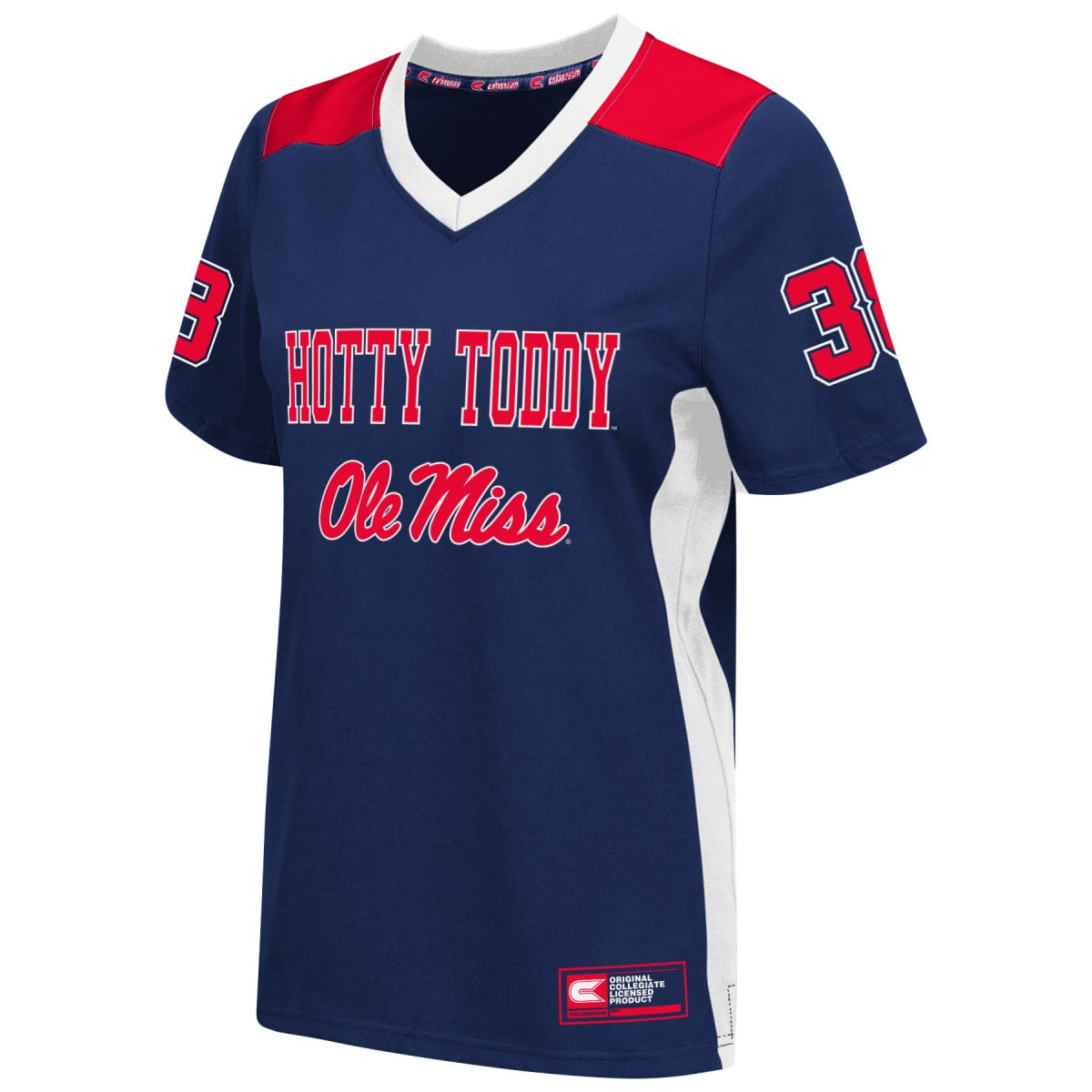 Mississippi Ole Miss Rebels Women's NCAA "Endo" Fashion Football Jersey