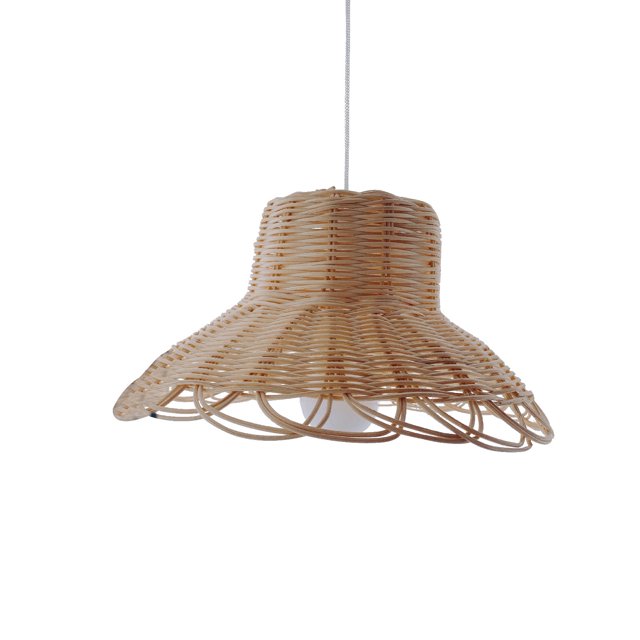 Rattan Chandelier Home Stay Real Rattan Weaving Decorative Lampshade