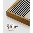thumbnail image 3 of Drsoum Large 24x36in3pcs Natural Framed Black and White Abstract Wall Art Minimal Shapes Illustrations Modern Decor Ready To Hang, 3 of 9
