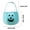 D, variant on Halloween Pumpkin Tote Bag Candy Basket Gift Sack - Ghost Face Polyester Storage Container for Treats Toys and Decor - Handwoven Novelty Basket for Trick or Treat, Party Favor Holder, Home Organizer