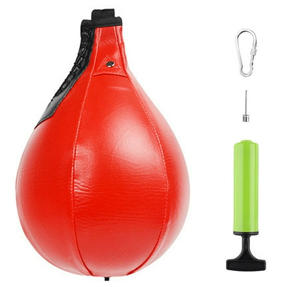 MABOTO Boxing Speed Ball PU Leather MMA Muay Thai Training Striking Bag Kit Boxing Punch Ball with Inflator Pump