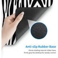 thumbnail image 4 of Zebra Texture -Mouse Pad, Big Desk Mat, Extended Gaming Mouse Pad, Mouse Mat with Non-Slip Rubber Base ＆ Stitched, 31.5 X 11.8 in Large Desk Pad for Keyboard, Mouse, Home and Office, 4 of 5