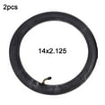 thumbnail image 3 of 14 inch 14x2.125 Inner tube For Electric Bike Wheelbarrow Metal Bent Valve, 3 of 12
