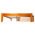 thumbnail image 4 of Atlantic Furniture Lit de Plate-Forme de Rangement Complet en Caramel, 4 of 5