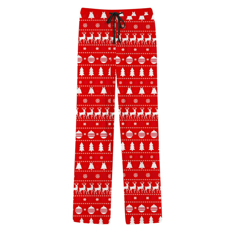 Christmas Mens Casual Pants Pajama Pants With Drawstring And Pockets  Christmas Gift Little Fuzzy Pants Men 