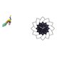 thumbnail image 1 of Estatua del pavo real,Estatua de pavo real,adorno de escritorio creativo y divertido,Reloj de pared grande,Reloj de pared acrílico silencioso sin tictac,Reloj de pared grande para, 1 of 8