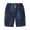 thumbnail image 4 of Lsque Mens Swim Trunks Shining Christmas Tree Pattern - Bathing Suit Compression Liner - Beach Swim Shorts Swimwear - (S-3XL) - Stretch Quick Dry -XX-Large, 4 of 9