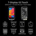thumbnail image 5 of T-display-s3-touch Version, 1.9-inch Screen, Esp32-s3 Development Board, Core at 240MHz, W, 5 of 5