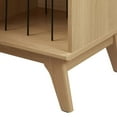 thumbnail image 5 of Modway Render Wood & Vinyl Record Display Stand with Hinged Door in Oak, 5 of 7