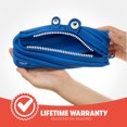 thumbnail image 4 of ZIPIT Monster Pencil Case | Blue Pencil Pouch for College and Office, 4 of 8