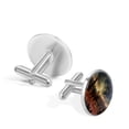 thumbnail image 3 of Eid Al Fitr Elegant Stainless Steel Cufflinks Set for Men's Dress Shirts - Formal Occasions, 3 of 6