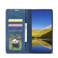 thumbnail image 4 of Samsung Galaxy S22 Ultra Wallet Case Samsung Galaxy S22 Ultra Luxury PU Leather Case, Book Folding Flip Retro Case with Kickstand, [RFID Blocking] Credit Card Slot Magnetic Closure Cover, Blue, 4 of 8
