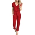 thumbnail image 5 of Enterizo PRETTYGARDEN Rojo Manga Corta Talle M Casual, 5 of 5