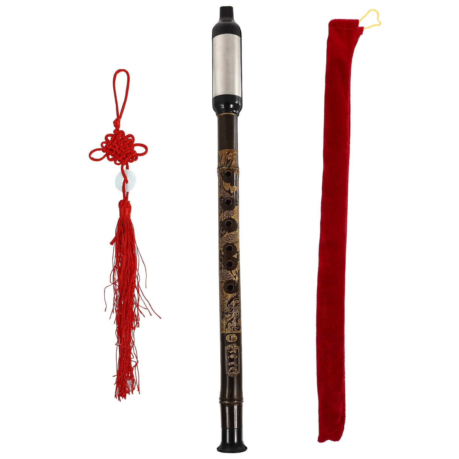 Flute Bawu Vertical Instrument Chinese Woodwind Traditional Ethnic Folk