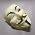 thumbnail image 3 of Máscara de película Cosplay V para Vendetta, máscara de Hacker Anonymous Guy Fawkes, Halloween, fiesta de Navidad, regalo para adultos y niños, máscara temática de película, 3 of 4
