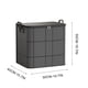 thumbnail image 3 of Thickened And Large Capacity Zippered Non-woven Home Storage Bag For Convenient Organization Of Quilts Clothing Daily Necessities Bag, 3 of 7