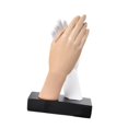 thumbnail image 4 of Escultura de mesa decorativa para decoración del hogar, colección nórdica con un toque elegante. Piel blanca, 4 of 9