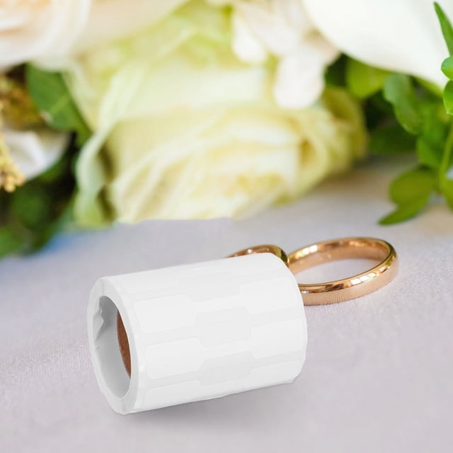 Hytrove Etiquetas De Precio Adhesivas En Rollo Para Joyería Con Papel Kraft Y En