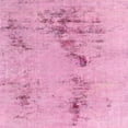 thumbnail image 1 of Ahgly Company Indoor Square Abstract Dark Hot Pink Abstract Area Rugs, 7' Square, 1 of 6