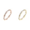 thumbnail image 1 of (2-Pack) Rinsvye Zirconia Rings Mujer Women Rings Rings able Rings Rings for Ring for Women Anillos Rings for Female Rings, 1 of 7