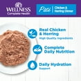 thumbnail image 2 of Wellness Complete Health Grain Free Canned Cat Food, Chicken & Herring Dinner Pate, 5.5-Ounce Can (Pack of 24), 2 of 9