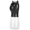 thumbnail image 3 of Alimentador de agua al aire libre para mascotas de 480 ml, taza para beber portátil para mascotas, botella de agua para cachorros, taza para beber, color negro, 3 of 5