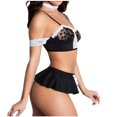 thumbnail image 2 of Traje de lencería sexy de uniforme de encaje con tirantes sin mangas para mujer Fridja nalpqowj28925, 2 of 5