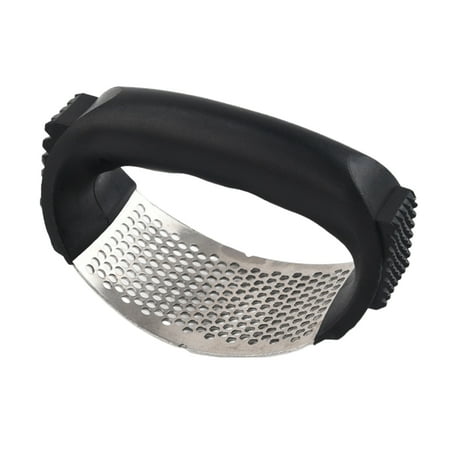 

Kinaerty Stainless Steel Garlic Press Garlic Rocker Mincer Crusher Comfortable Handle Garlic Smasher Efficient Cooking Kitchen Tools