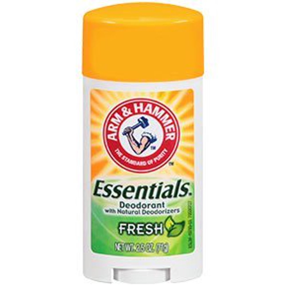 ARM & HAMMER Essentials Natural Deodorant Fresh, 2.50 Oz (Pack of 12