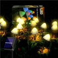 thumbnail image 4 of Lámpara de cadena Naiovety setas luz LED Fotosensibilidad inteligente Adorno de jardín, 4 of 6