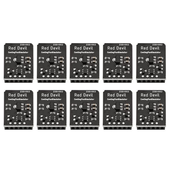 Simulateur de Ventilateur de Refroidissement - Plug & Play 6 Pin Fan Spoofers pour une Utilisation avec MicroBT Whatsminer M20S M21S M30S M31S Émulateurs d'Installation Simple pour le Refroidissement à l'Huile Ou 3M Novec Immersion (10 Pack)