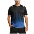 thumbnail image 5 of NIEWTR Men's Workout Quick Dry T-Shirts Short Sleeve Lightweight Stretch Sport Shirts Tee for Running, Beach, Gym(Blue,3XL), 5 of 5