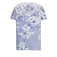 thumbnail image 5 of Top de Verano Mujeres Cuello en V Casual Top de Manga Corta, Ligera Primavera Y Blusa de Verano para las Mujeres, 5 of 5