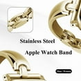 thumbnail image 3 of MUKO Band Compatible for Apple Watch Band 42mm 44mm 45mm 46mm 49mm iWatch Series SE 10 9 8 7 6 5 4 3 Gold, 3 of 10