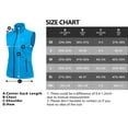 thumbnail image 3 of Women's Lightweight Softshell Vest, Windproof Sleeveless Jacket for Running Hiking Travel, Bright Blue S, 3 of 6